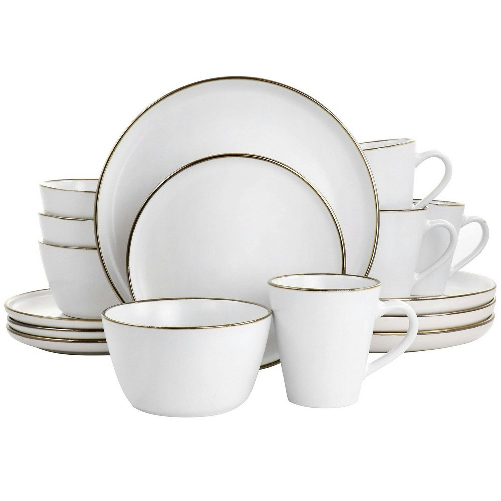 Elama Arthur 16-Piece Stoneware Dinnerware Set: $52.99 Elama Arthur 16-Piece Stoneware Dinnerware Set: $52.99