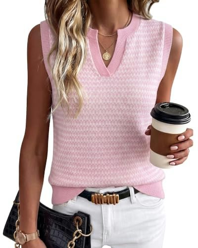 Arach&Cloz Women's V-Neck Sweater Vest: $19.54 Arach&Cloz Women's V-Neck Sweater Vest: $19.54