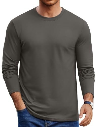 Coofandy Men's Fleece-Lined Thermal Long-Sleeve Shirt: $12.99 Coofandy Men's Fleece-Lined Thermal Long-Sleeve Shirt: $12.99