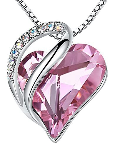 Leafael Infinity Love Birthstone Heart Pendant Necklace: $33.97 Leafael Infinity Love Birthstone Heart Pendant Necklace: $33.97