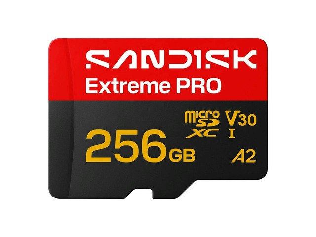 SanDisk 256GB Extreme PRO microSDXC UHS-I Memory Card with Adapter: $104.99 SanDisk 256GB Extreme PRO microSDXC UHS-I Memory Card with Adapter: $104.99