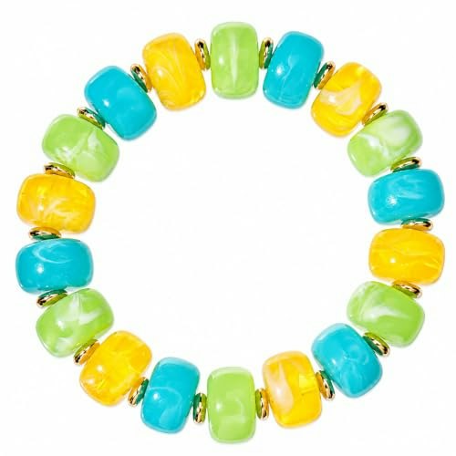 Aqawodu Boho Chunky Stretch Beaded Bracelets: $7.99 Aqawodu Boho Chunky Stretch Beaded Bracelets: $7.99