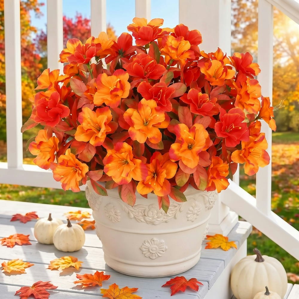 Acerich 8-Bundle Artificial Fall Flowers: $10.89 Acerich 8-Bundle Artificial Fall Flowers: $10.89