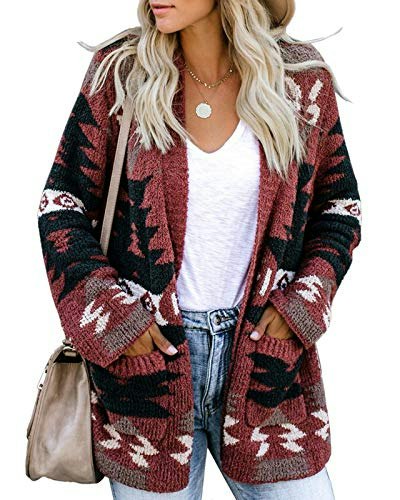 Ferbia Women's Boho Aztec Open Front Cardigan: $29.74 Ferbia Women's Boho Aztec Open Front Cardigan: $29.74