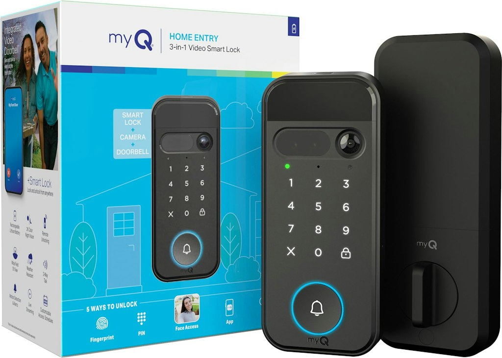 Chamberlain myQ Secure View 3-in-1 Smart Lock w/ 2K Video Doorbell: $143 w/ Prime Chamberlain myQ Secure View 3-in-1 Smart Lock w/ 2K Video Doorbell: $143 w/ Prime