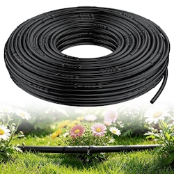 Pawfly 100-Foot 1/4" PE Irrigation Dripline Tubing for $6 + free shipping w/ Prime