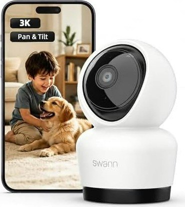 Swann 3K Indoor Pan Tilt WiFi Camera: $30, 2 for $50