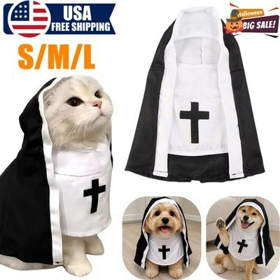 Pet Nun Costume: $9.38