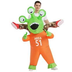nflatable Alien Halloween Costume for From $15 + free shipping w/ Prime