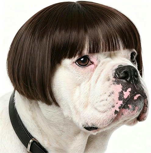 Fishboy Dog Wig Costume w/ Adjustable Elastic Band for From $6.98 + free shipping w/ Prime