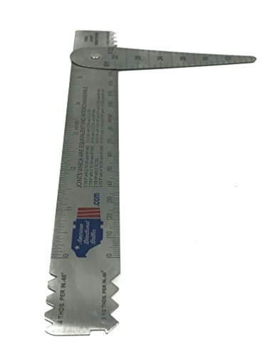 Drill Pipe Connection Thread Identification Ruler with Nozzle Gauge: $21.22 Drill Pipe Connection Thread Identification Ruler with Nozzle Gauge: $21.22