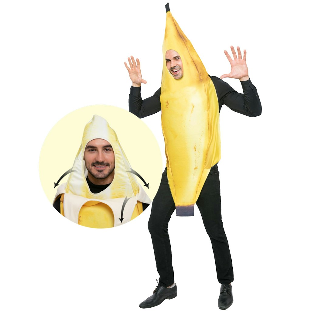 Spooktacular Creations Realistic Banana Adult Halloween Costume: From $18 Spooktacular Creations Realistic Banana Adult Halloween Costume: From $18
