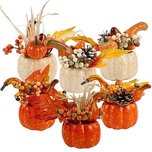 Winemana Artificial Fall Pumpkin Table Centerpiece: $23.99 Winemana Artificial Fall Pumpkin Table Centerpiece: $23.99
