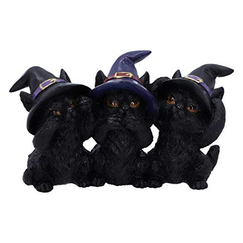 Nemesis Now Three Wise Black Cats Figurine 11.5cm: $26.67