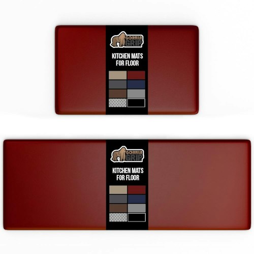 Gorilla Grip Cushioned Kitchen Mats 2-Pack for $17 + free shipping w/ Prime