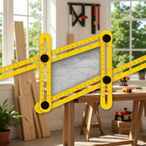 Angle Ruler & Template Tool: 60 cents + free shipping w/ $25