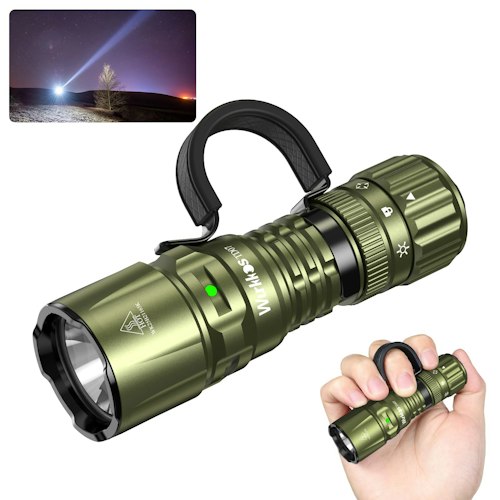 Wurkkos TD07 LED 1300 Lumen Tactical Flashlight for $32 + free shipping