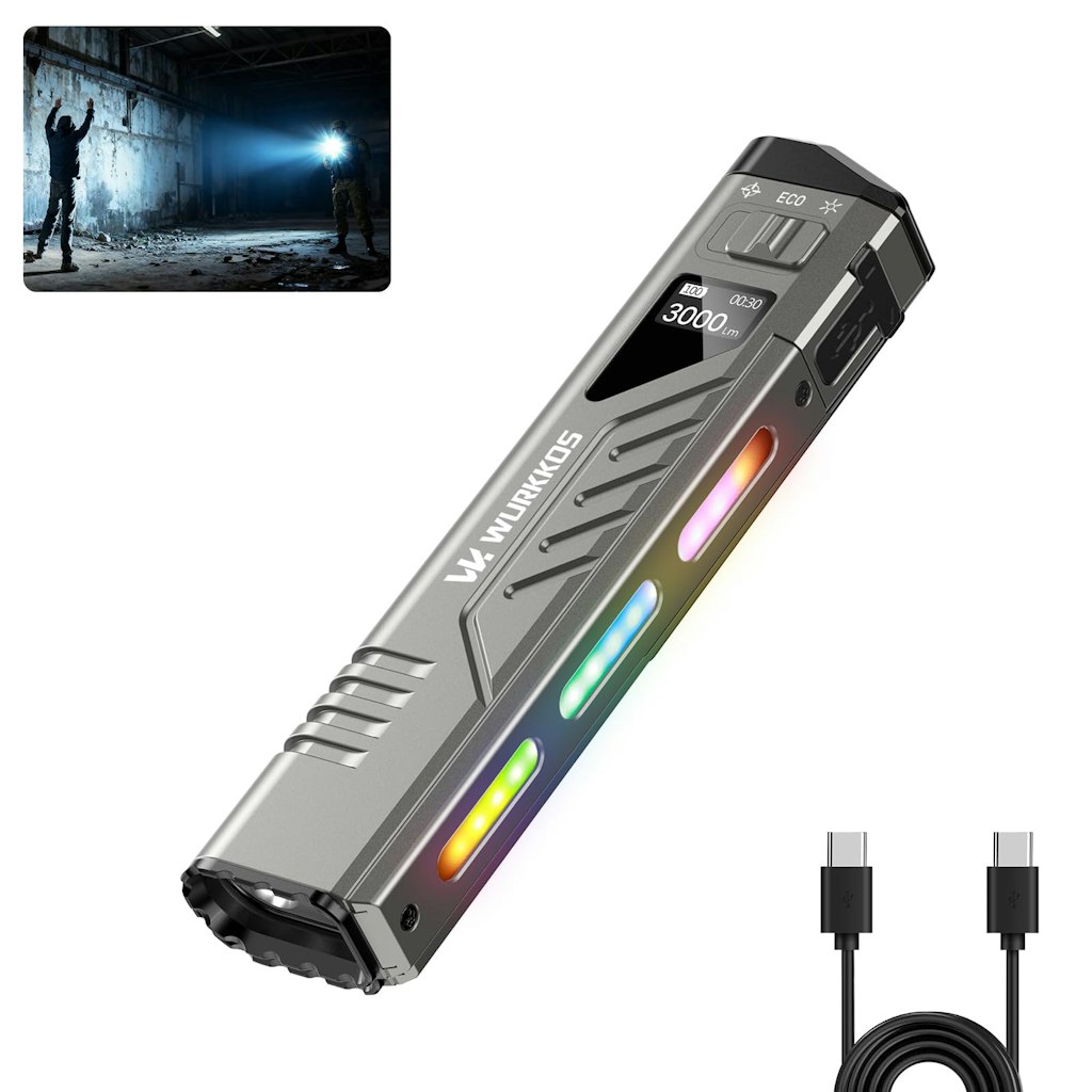 Wurkkos TD11 3000-Lumen EDC Tactical Flashlight: $64 Wurkkos TD11 3000-Lumen EDC Tactical Flashlight: $64