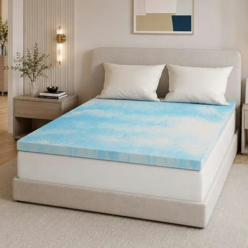 Novilla 2" Full Cooling Gel Memory Foam Mattress Topper: $25.83 Novilla 2" Full Cooling Gel Memory Foam Mattress Topper: $25.83