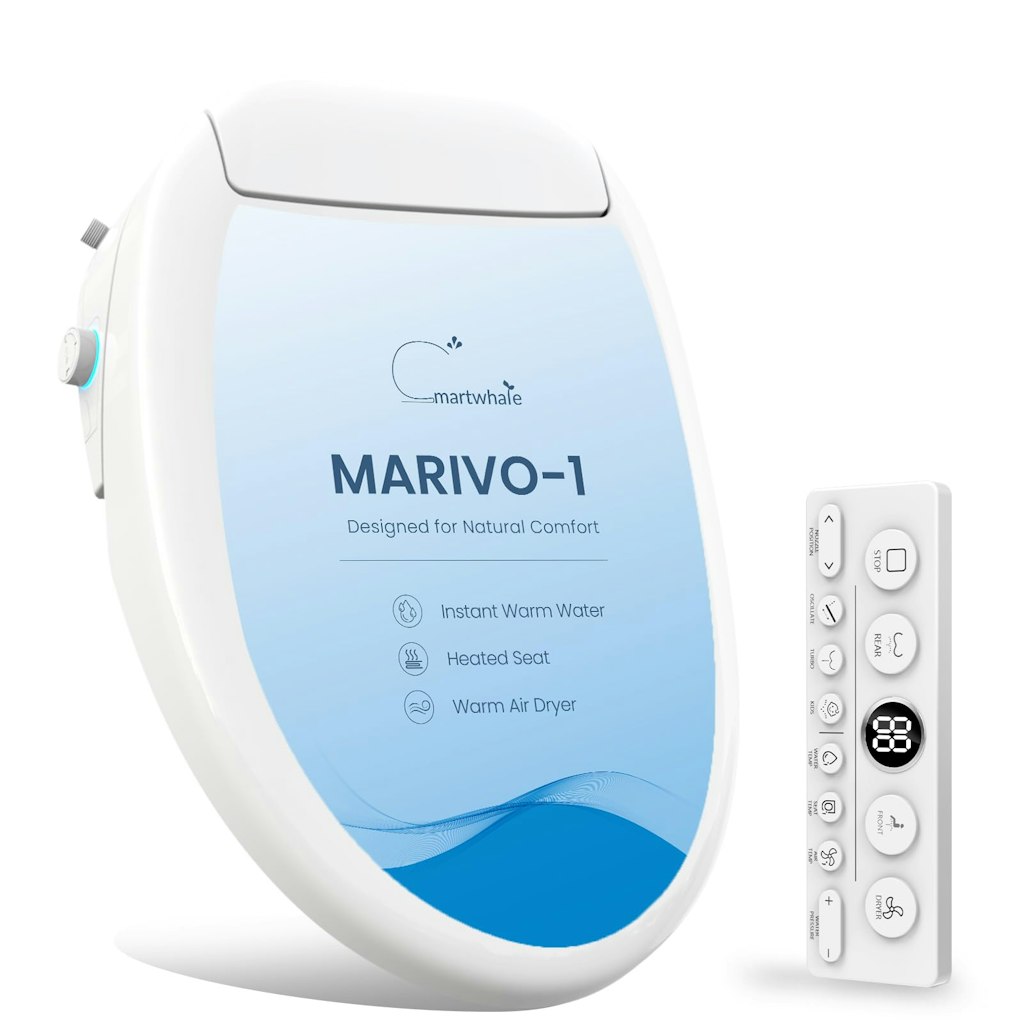 SmartWhale Electric Bidet Elongated Toilet Seat: $225 SmartWhale Electric Bidet Elongated Toilet Seat: $225