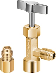Vivohome R134a Can Tap Valve Puncture Style w/ Tank Adapter for $9 + free shipping w/ Prime