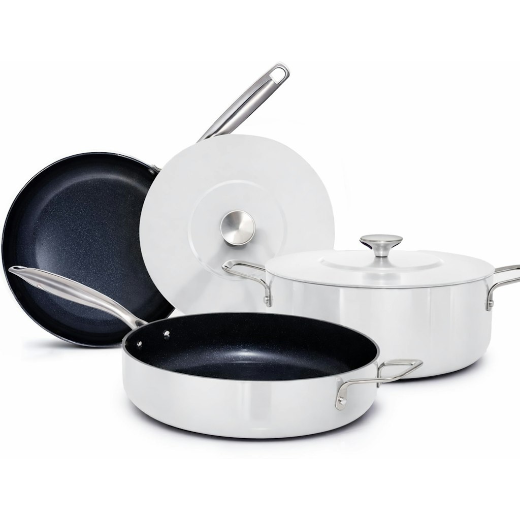 Nuwave Essential Series Ceramic 5-Piece Cookware Set: $170 w/ Prime Nuwave Essential Series Ceramic 5-Piece Cookware Set: $170 w/ Prime
