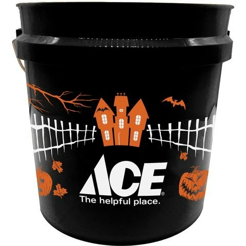 Ace Black 2-Gallon Halloween Bucket for $4 + pickup 