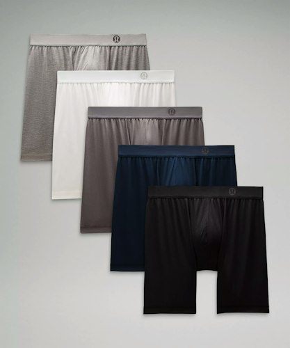 lululemon Men's Always In Motion 7" Long Boxer 5-Pack for $94 + free shipping