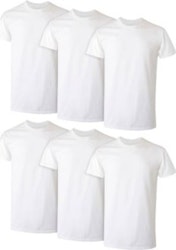 Hanes Men's Ultimate Crewneck Undershirt 6-Pack (M or L only) for $19 + free shipping w/ $39