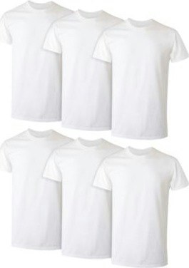 Hanes Men's Ultimate Crewneck Undershirt 6-Pack (M or L only) for $19 + free shipping w/ $39