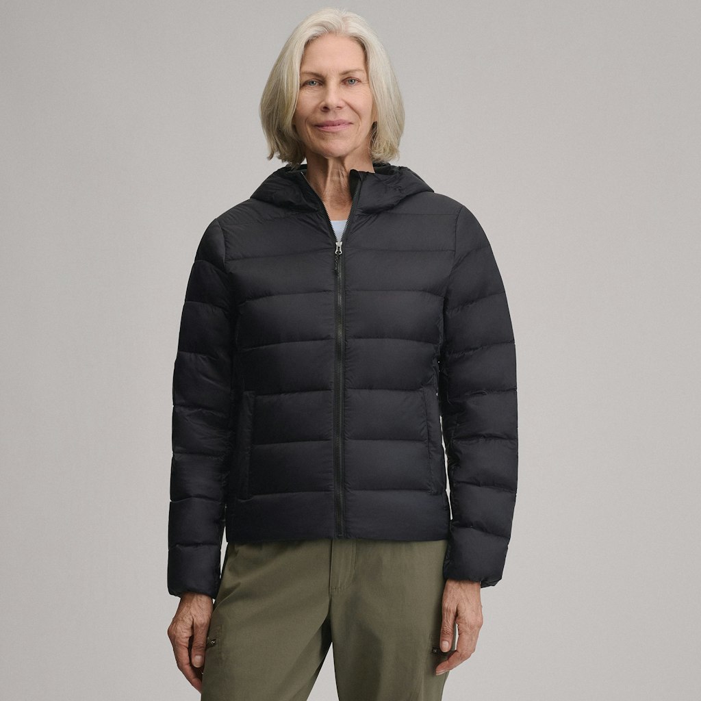 Eddie Bauer Women's CirrusLite Down Hooded Jacket: $75