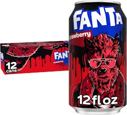 Fanta Strawberry Soda Pop 12-fl. oz. Fridge Pack Cans 12-Pack for $6 + free shipping w/ $35