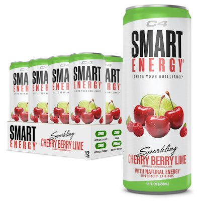 C4 Smart Energy Cherry Berry Lime Energy Drink 12-Pack for $15.29 w/ Sub & Save + free shipping w/ Prime