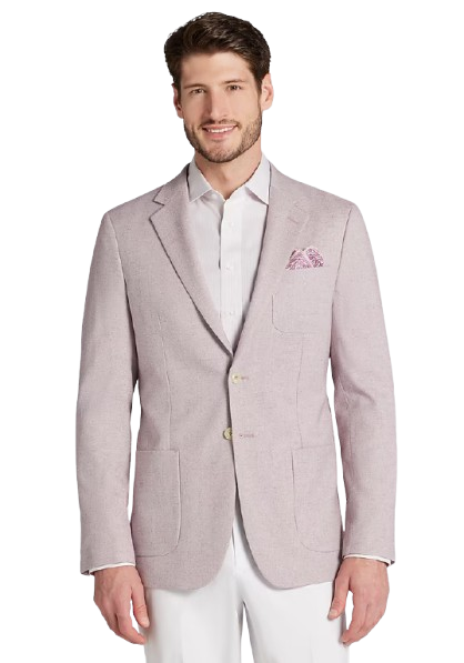 Jos. A. Bank Men's Slim Fit Comfort Stretch Linen Blend Herringbone Sportcoat: $40 Jos. A. Bank Men's Slim Fit Comfort Stretch Linen Blend Herringbone Sportcoat: $40