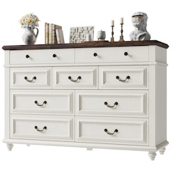 Alcott Hill Eilam Solid & Manufactured Wood 9-Drawer Dresser for $330 + free 1-day shipping