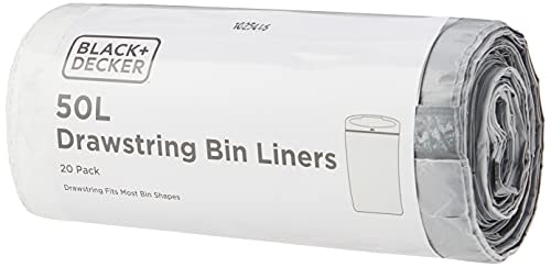 Black+Decker 50L Drawstring Bin Liners 20-Pack: $14.26 Black+Decker 50L Drawstring Bin Liners 20-Pack: $14.26