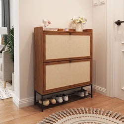 Bay Isle Home Clie 16-Pair Shoe Storage Cabinet for $108 + free 1-day shipping