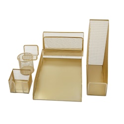 Martha Stewart Ryder 6-Piece Mesh Metal Desktop Organizer Set for $36 w/ Prime + free shipping