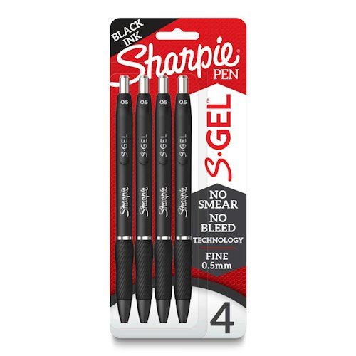 Sharpie S-Gel Pens 4-Pack for $5 + free shipping w/ $35