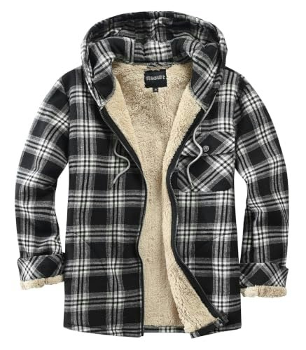 Elesuit Men's Fleece-Lined Flannel Zip Hoodie: $31.44 Elesuit Men's Fleece-Lined Flannel Zip Hoodie: $31.44