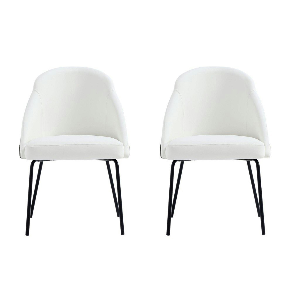 Manhattan Comfort Gracie Vegan Leather Dining Chair 2-Pack: $476.99 Manhattan Comfort Gracie Vegan Leather Dining Chair 2-Pack: $476.99