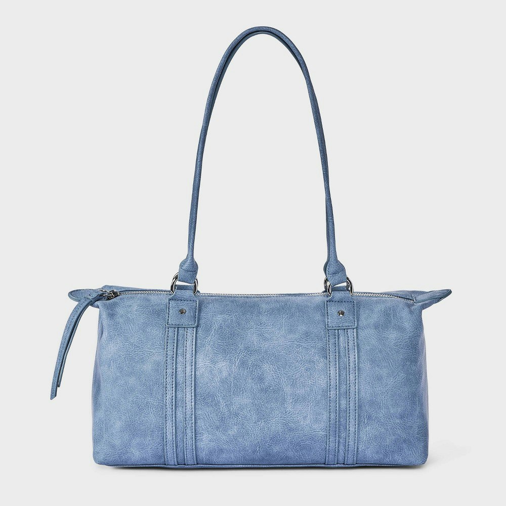 Universal Thread Faux Leather Distressed Satchel Bag: $35 Universal Thread Faux Leather Distressed Satchel Bag: $35