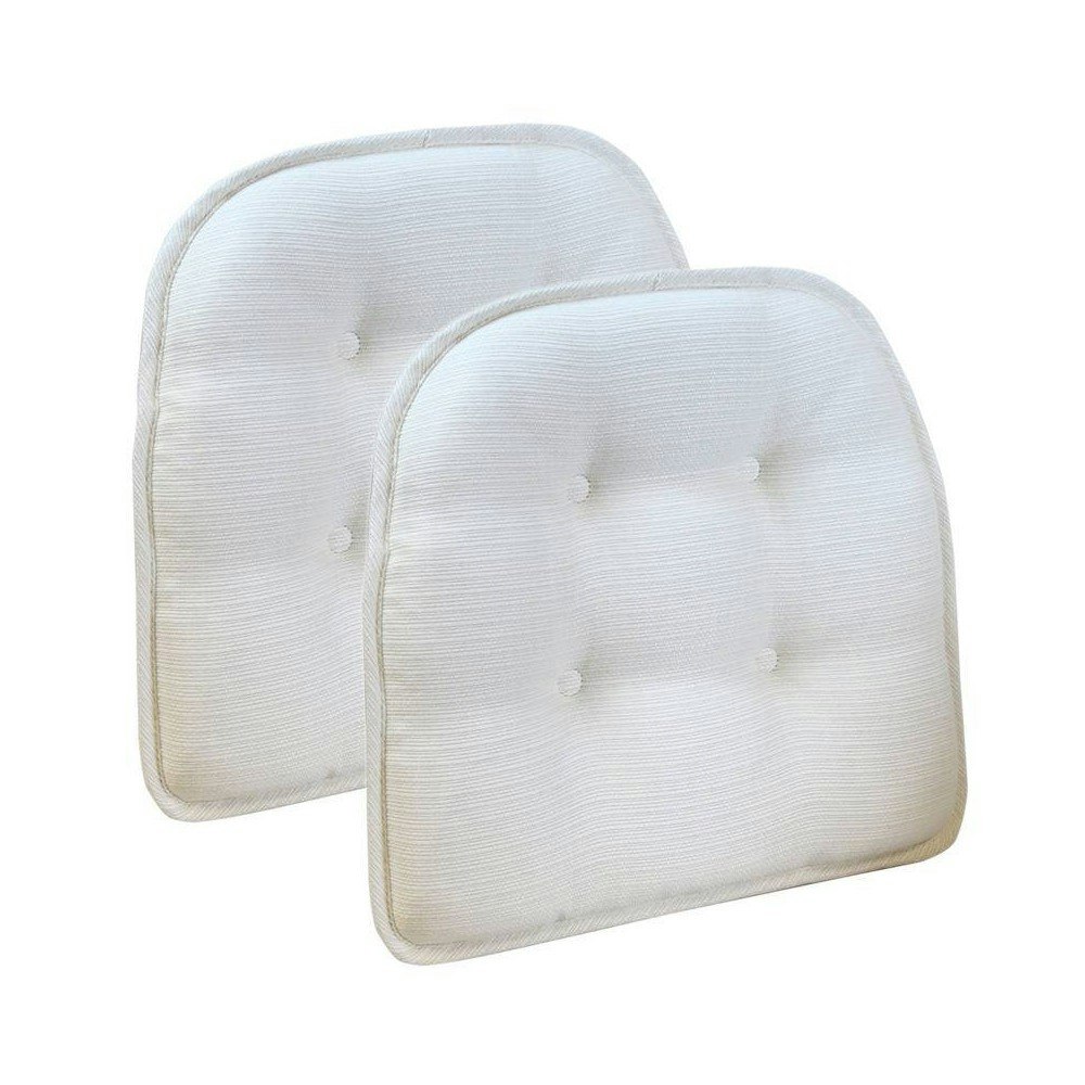 Gripper 15" x 16" Non-Slip Omega Tufted Chair Cushions 2-Pack: $39.64