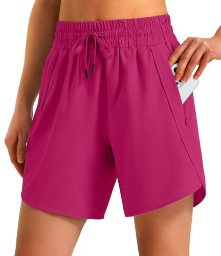 Ksmien Women's Quick Dry Athletic Running Shorts: $19.94 Ksmien Women's Quick Dry Athletic Running Shorts: $19.94