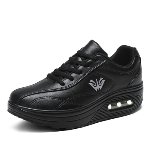Ruideng Women's Waterproof Leather Platform Hiking Sneakers: $33.99 Ruideng Women's Waterproof Leather Platform Hiking Sneakers: $33.99