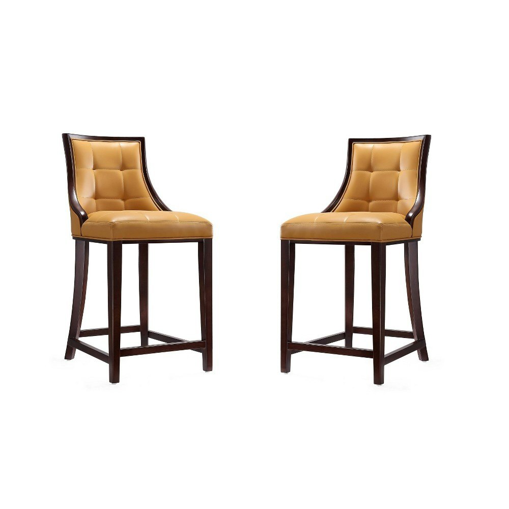 Manhattan Comfort Fifth Ave Upholstered Counter Height Barstool 2-Pack: $549.99 Manhattan Comfort Fifth Ave Upholstered Counter Height Barstool 2-Pack: $549.99