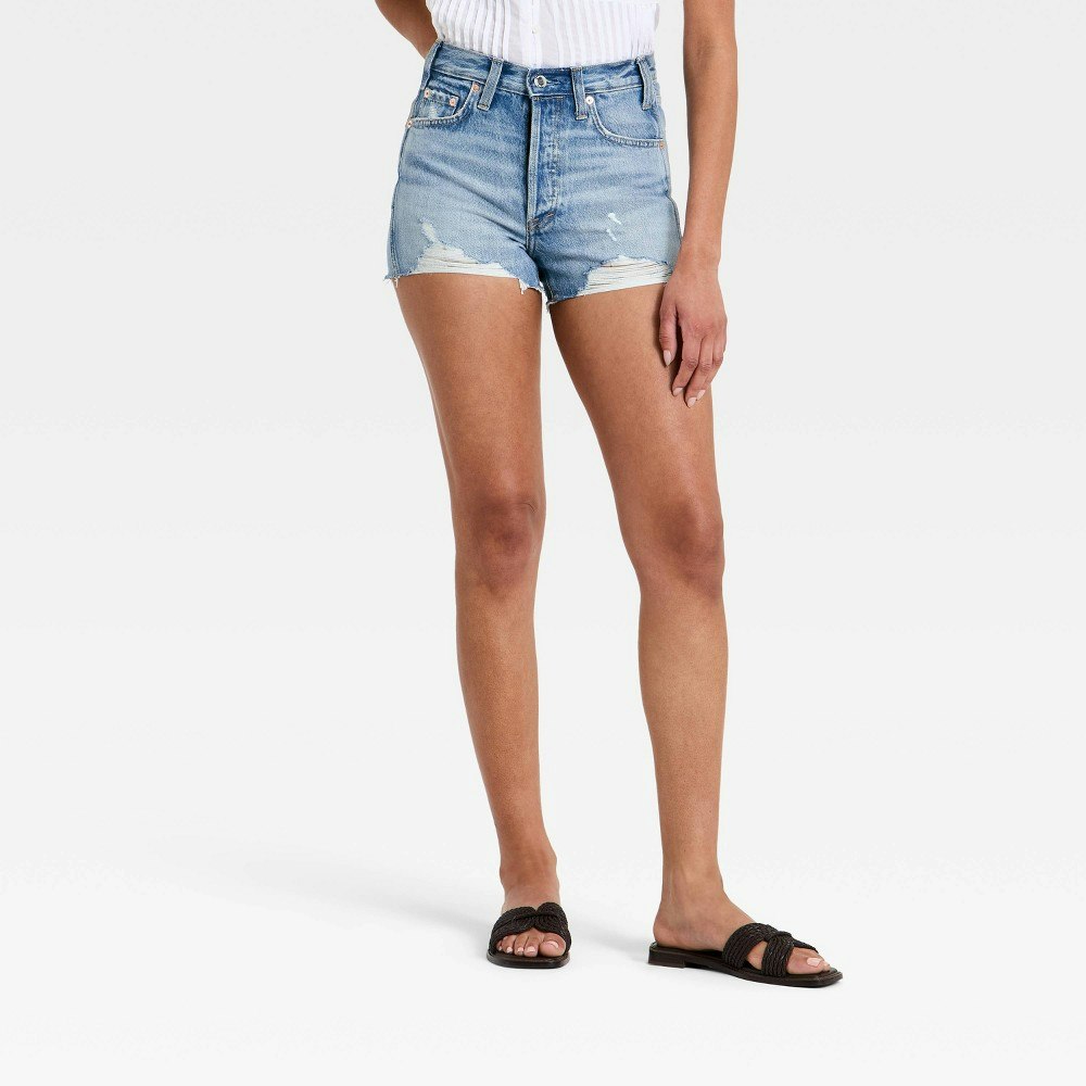 Universal Thread Women's 2.5-Inch High-Rise Cut-Off Jean Shorts: $28