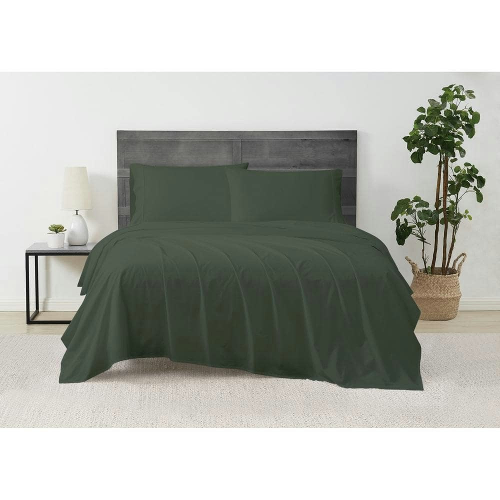 Solid Percale 5-Piece Cotton Split King Sheet Set: $73.85 Solid Percale 5-Piece Cotton Split King Sheet Set: $73.85
