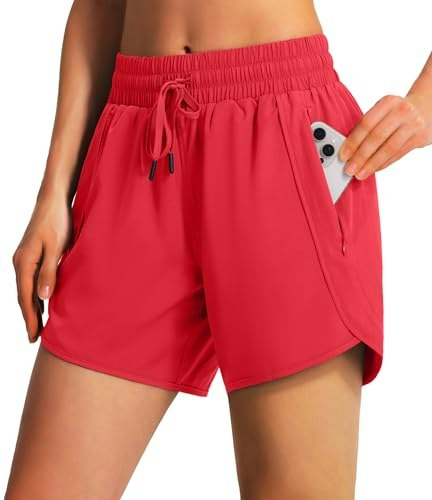 Ksmien Women's Quick Dry Athletic Running Shorts: $19.93 Ksmien Women's Quick Dry Athletic Running Shorts: $19.93