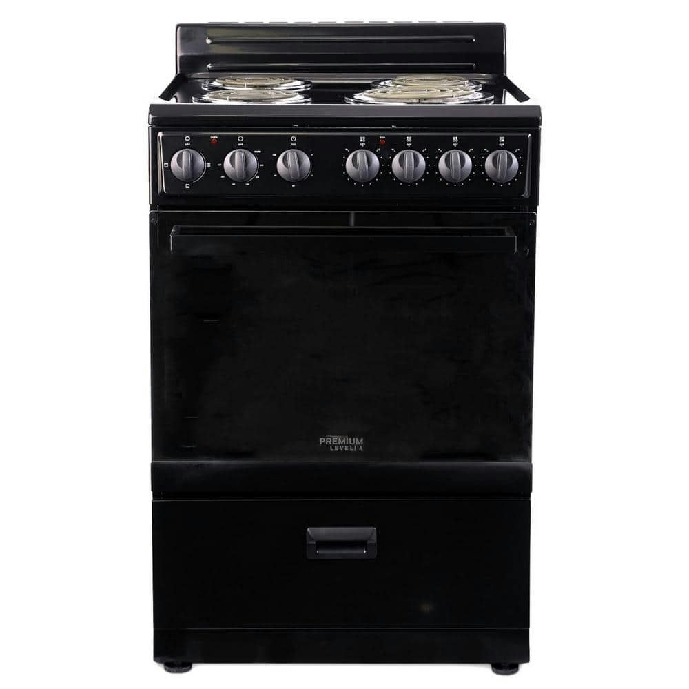 24-inch 2.7-cubic-foot 4-Burner Electric Range: $899